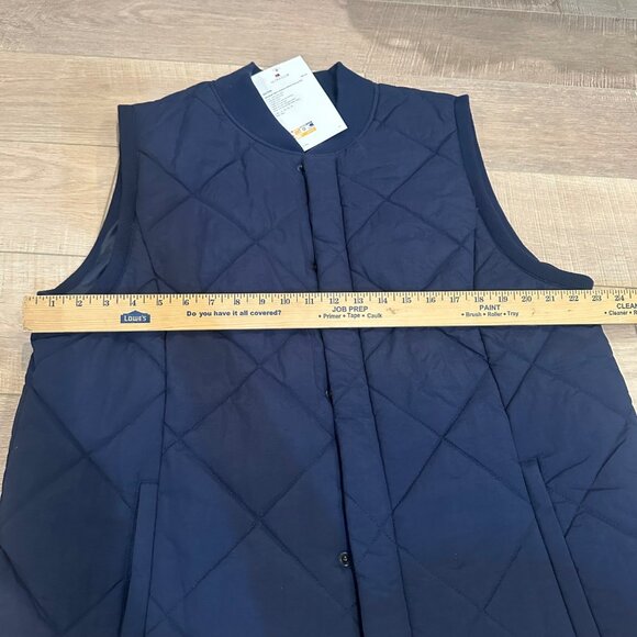 ULTRACLUB LARGE MENS NAVY BLUE VEST QUILTED NEW - Picture 4 of 13